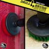 Drill Brush - Cleaning Supplies - Medium and Stiff Bristle Brush Kit - Spin Brush - Grout Cleaner - Tile, Counter-tops, Stove, Oven, Sink, Trash Can, Floors - Concrete Swimming Pools, Garden Fountains view 2