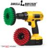 Drill Brush - Cleaning Supplies - Medium and Stiff Bristle Brush Kit - Spin Brush - Grout Cleaner - Tile, Counter-tops, Stove, Oven, Sink, Trash Can, Floors - Concrete Swimming Pools, Garden Fountains view 4