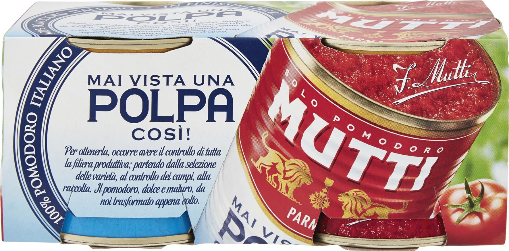 MUTTI POLPA POMODORO GR 210 X 2