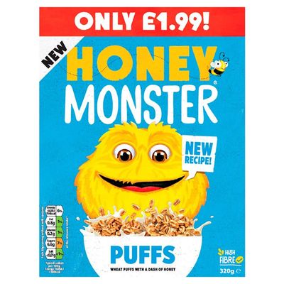 Honey Monster Puffs 320g x 6