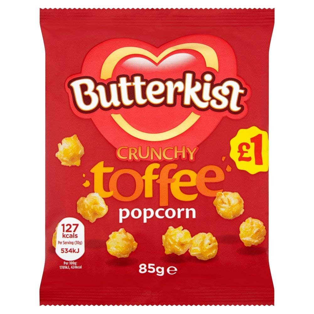 Butterkist Popcorn Toffee 85g x 8