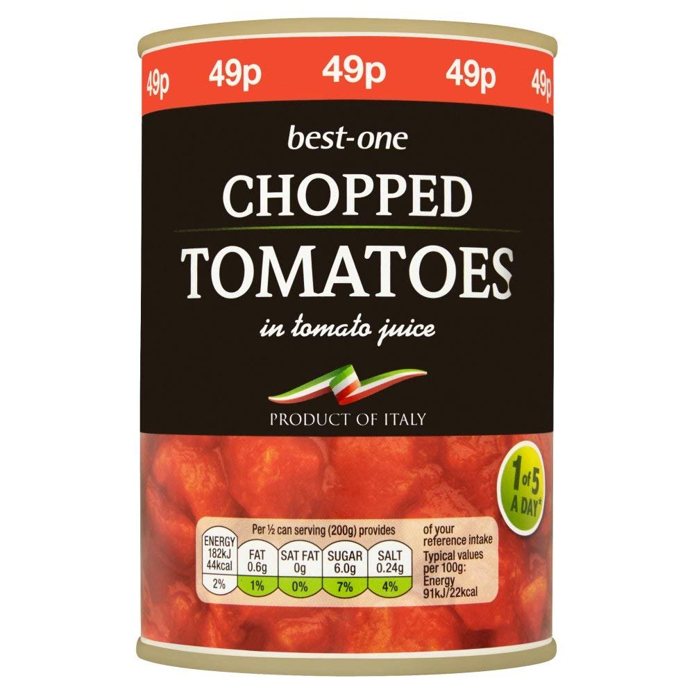 Bestone Chopped Tomatoes 400g x 6