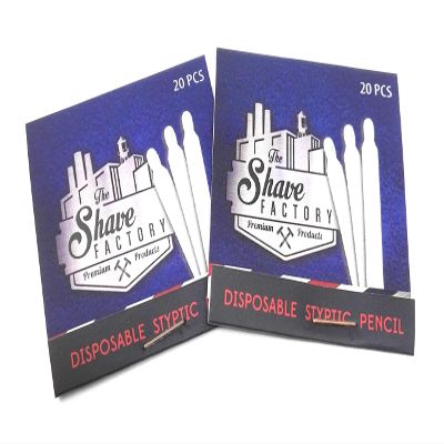 40 STYPTIC Matches | ALUM Pencil Sticks | 2 Wallet of 20 matches