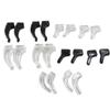 10Pairs Eyeglass Anti-Slip Ear Grips for Adult and Kids Spectacles Temple Tip Hooks in 3 Different Sizes view 1