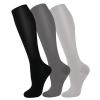 FuelMeFoot 3 Pack Copper Compression Socks - Compression Socks Women & Men Circulation - Best for Medical,Running,Athletic view 1
