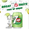 7UP Free - Lemon & Lime Flavoured Fizzy Drink - Sugar-Free - 24 x 330 ml cans view 3