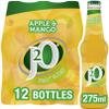 J2O Fruit Blend Juice Drink - Perfect Mixer - Low Calorie - Apple and Mango, 12 x 275 ml Bottles view 1