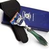 5 Edge Cartridge Top Class Compatible Razor and Leather Protective Razor Case Perfect for Travelling Wet Shave Perfect Set Kit view 1