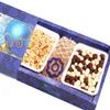 Ghasitaram Gifts Diwali Gifts Hamper - Nutties , Namkeen and Almonds Pouch Hamper view 1