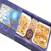 Ghasitaram Gifts Indian Sweets - Diwali Gifts Diwali Hamper Sweet Hampers - Mysore Pak, Namkeen and Almonds Pouch Hamper view 1