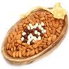 Ghasitaram Gifts Diwali Gifts - Hamper - Wooden Almond and Nutties Platter view 1