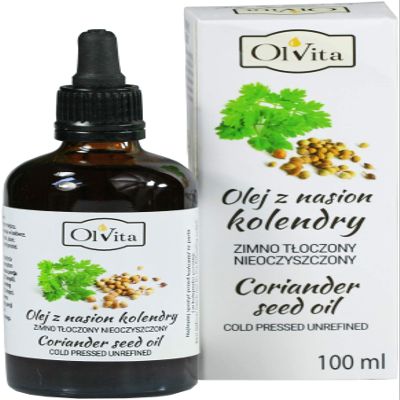 Coriander Seed Oil, Cold-Pressed and Crude OlVita (100 ml)