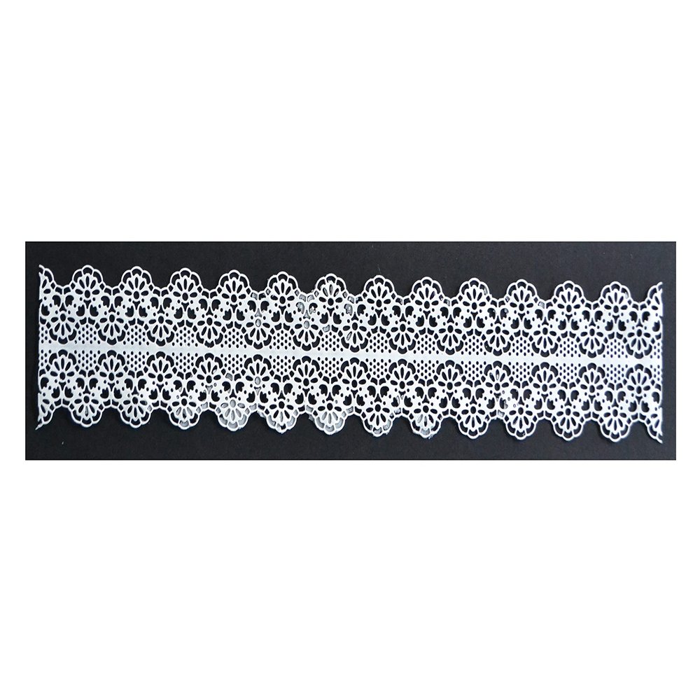 1 x Simply Heaven Edible Cake Lace 40 Colours Made from mat 30 (Metallic Light Gold)