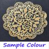 1 x Simply Heaven Edible Cake Lace 40 Colours Made from mat 30 (Metallic Light Gold) view 2