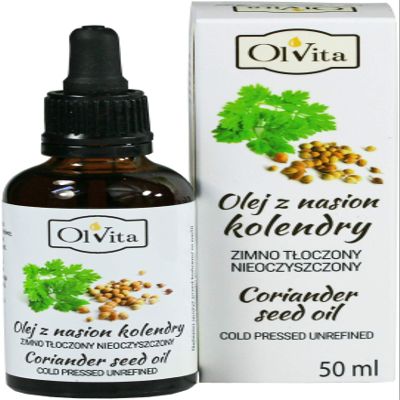 Coriander Seed Oil, Cold-Pressed and Crude OlVita (50 ml)