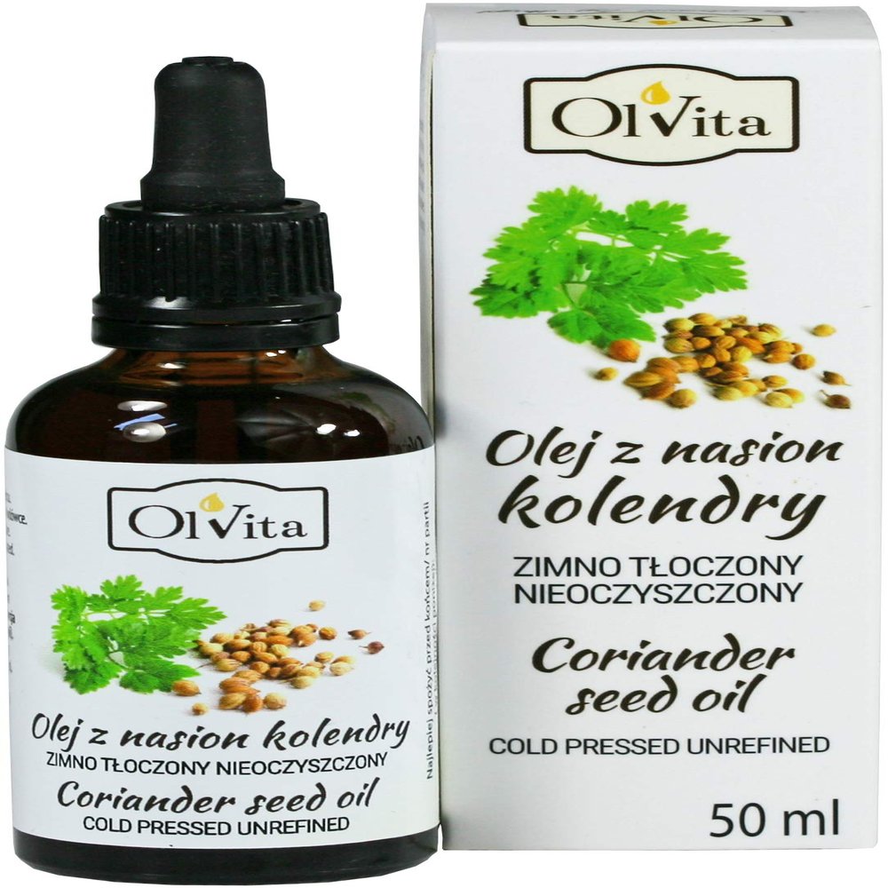 Coriander Seed Oil, Cold-Pressed and Crude OlVita (50 ml)