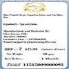Ghasitaram Gifts Diwali Gifts Sweets- Blue Printed 16 pcs Sugarfree Dates and Figs Bites Box view 2