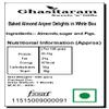 Ghasitaram Gifts Indian Sweets - Diwali Gifts Sweets - Baked Almond Anjeer Delights in White Box, 300g view 2