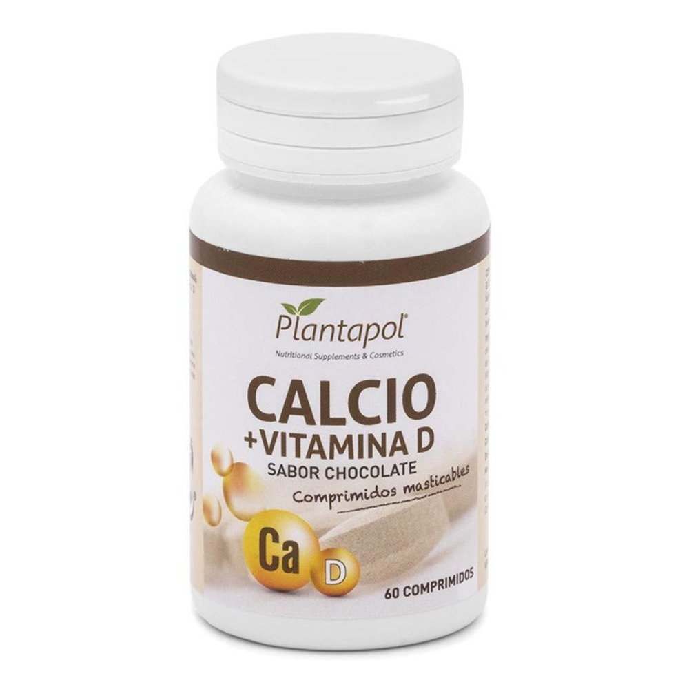 Plantapol Calcio+VIT.D Chocolate Flavor 60Comp Chews - 1 Pack