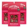 3 x Berry-Licious 80g Gourmet Popcorn Shed's | Chocolate and Raspberry Flavoured Fruit Popcorn | Popcorn Gift, Pack of 3 view 1