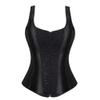 jutrisujo Corset Dress Sexy Skirt Set Gothic Outfits Costume Basquesr Victorian Black 3XL view 2