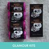 50 Happy Halloween MINI Love Hearts Sweets - Skull view 1