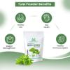 Herbal Magic's Organic Holy Basil Leaf Powder (Tulsi Powder) - Vibrant Smoothies,Juices,Shakes,Baked Recipes, Soups - Free from Fillers & Preservatives-of&G UK Organic Certified-100g view 3