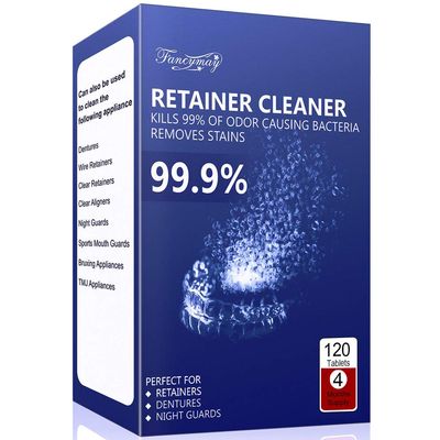 Retainer Cleaning Tablets - 120 Tablets Pack, 4 Months Supply