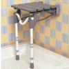Homecraft Tooting Slatted Shower Seat, Ergonomic Shower Stool for Elderly, Disabled, and Handicapped, Bathroom Aid for Bathing and Personal Hygiene, Slatted Seat for Drainage, Corrosion Resistant view 1