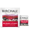 Birchall Tea Bags, Experience the Burst of Flavor with Red Berry & Flower Tea - A Refreshing and Antioxidant-Rich Tea, Box of 200 Enveloped Plant-Based Prism Tea Bags view 1