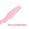 24 Pieces Eyebrow Razor Facial Razor Shaper Trimmer with Precision Cover (Multicolor B) view 3