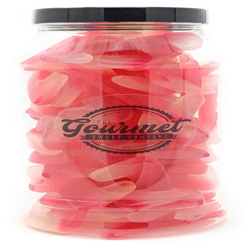 Dracula Teeth Retro Sweet Shop Jar by The Gourmet Sweet Company