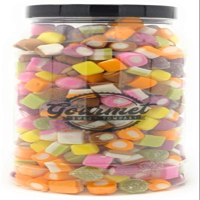 Dolly Mixture Retro Sweet Shop Jar by The Gourmet Sweet Company