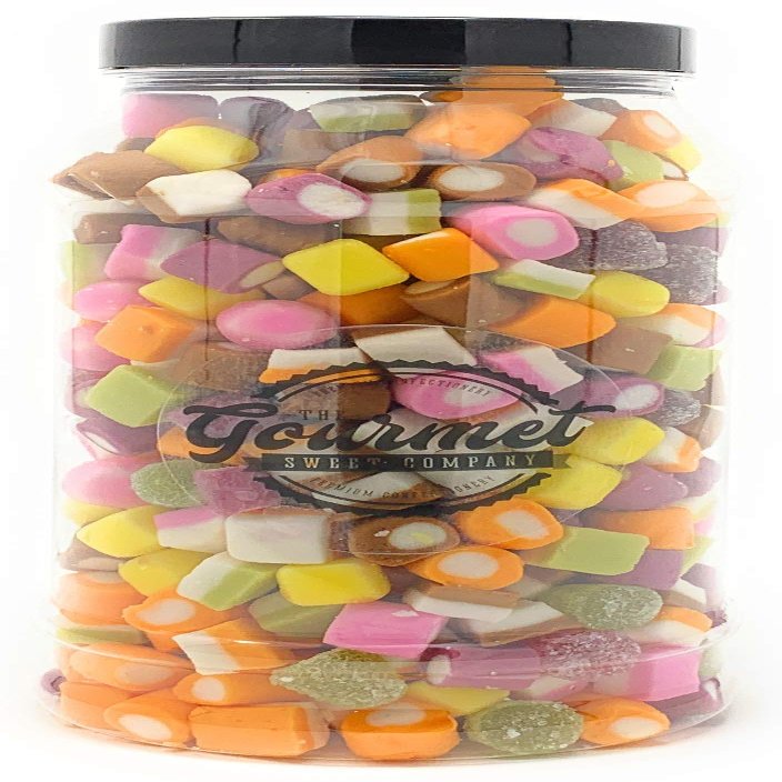 Dolly Mixture Retro Sweet Shop Jar by The Gourmet Sweet Company