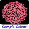 1 x Simply Heaven Edible Cake Lace 40 Colours Made from mat 37 (Fuchsia) view 2