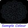 1 x Simply Heaven Edible Cake Lace 40 Colours Made from mat 38 (Black) view 2