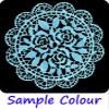 1 x Simply Heaven Edible Cake Lace 40 Colours Made from mat 38 (Baby Blue) view 2
