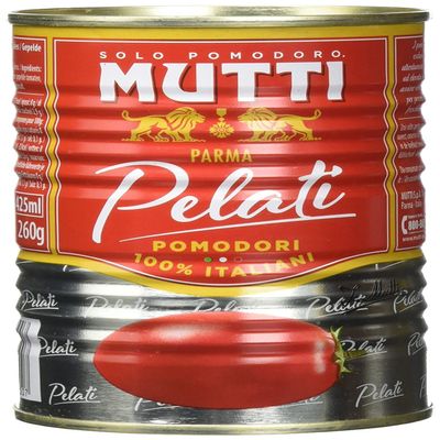 48x Mutti Pomodori Pelati Plum Peeled Tomatoes 100% Italian 400g