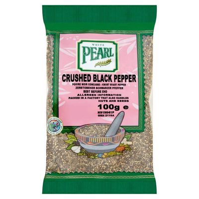 White Pearl Black Pepper Crushed 100g x 10