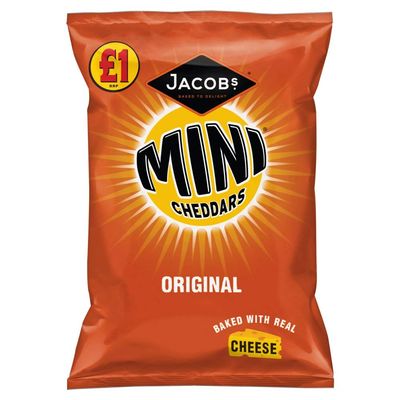 Jacob's Mini Cheddars Original 105g x 6
