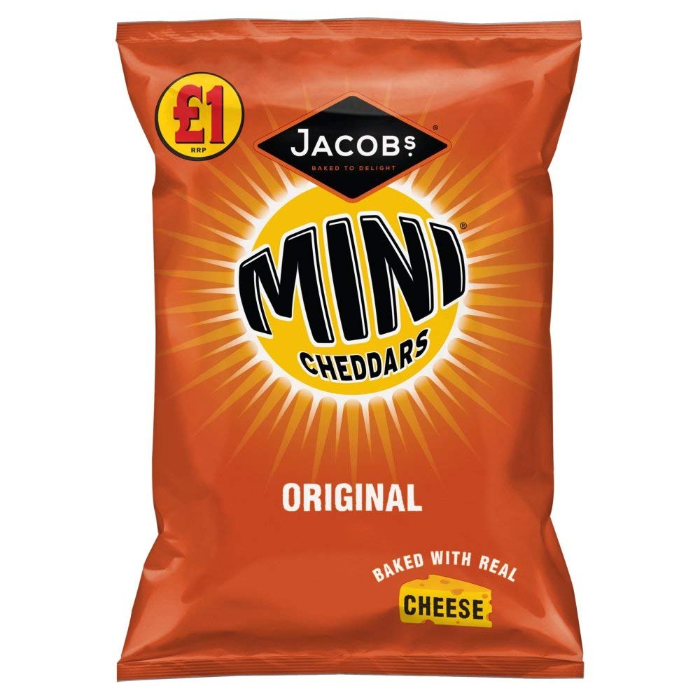 Jacob's Mini Cheddars Original 105g x 6