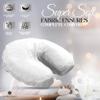 London Linens Premium Extra Thick 100% COTTON Flannel Massage Face Cradle Cover, Includes 10 pcs (White) view 2