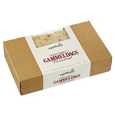 Mjalloms Gammeldags Tunnbrod | Swedish Wheat And Rye Flatbread | 320g