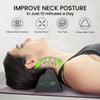 Lumia Wellness Cervical Orthotic Traction Block | Firm | Spinal & Neck Alignment | 3-Height Adjustable Design | Cervical Traction Device & Neck Stretcher view 2