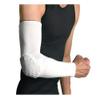1 PC Elbow Guard for Men, Arm Protection Padded Gym Elbow Support Brace Compression Sleeve for Basketball, Baseball Sports (White, M) view 1
