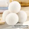 FTVOGUE 6Pcs Wool Dryer Balls Natural Fabric Laundry Drying Balls view 4
