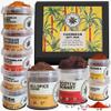 Nature Kitchen Caribbean Spice Gift Set, 9x Gourmet Seasoning & Herb Pots with Recipe Card, Includes Jerk, Jammin Jamaican, Scotch Bonnet, Caribbean Fish, Paprika, Ginger & More view 1