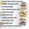 Nature Kitchen Caribbean Spice Gift Set, 9x Gourmet Seasoning & Herb Pots with Recipe Card, Includes Jerk, Jammin Jamaican, Scotch Bonnet, Caribbean Fish, Paprika, Ginger & More view 3