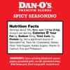 Dan-O's Spicy Seasoning, 3.5 oz Bottle, Hot Seasoning for Chicken, Wings, Burger Patties, Veggies and More, Sugar Free, Zero Calorie, Use this Spicy Blend to Craft a Marinade, Dry Rub or Sauce view 2