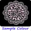 1 x Simply Heaven Edible Made to OrderCake Lace 40 Colours Made from mat 46 (Baby Pink) view 2